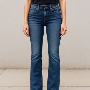 Threadgilt Women’s Bootcut Jeans Size 27 Medium Wash Stretch Denim NWOT